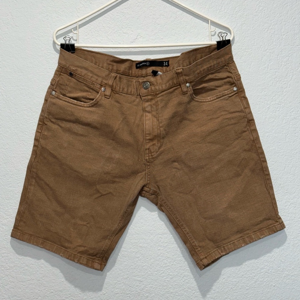 Cotton On Men’s Brown Low Rider Shorts | Size: 34